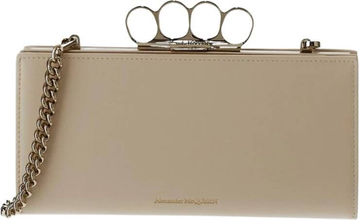 alexander mcqueen Schoudertassen Beige Dames