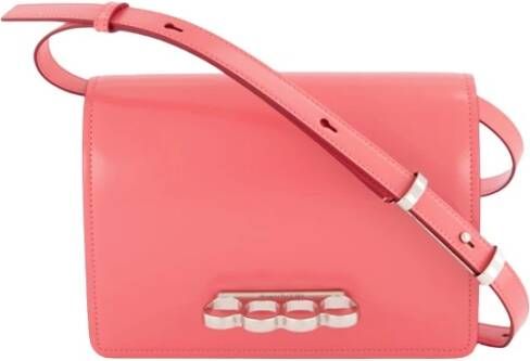 alexander mcqueen Zak de vier ring maat u, Presta kleur rose , Roze, Dames