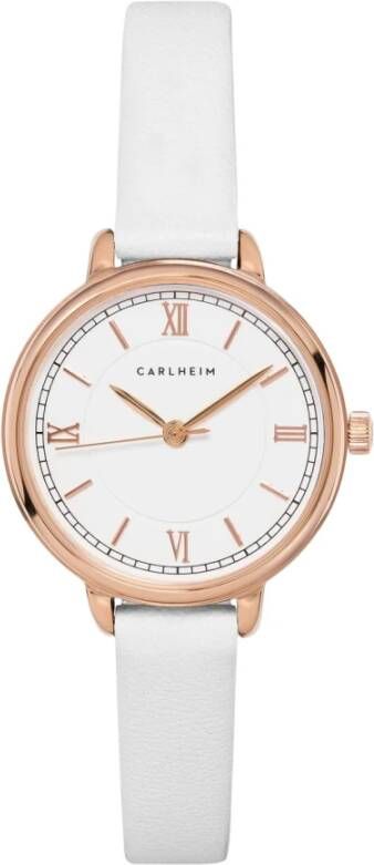 Carlheim Dina Wit Horloge , Wit, Dames