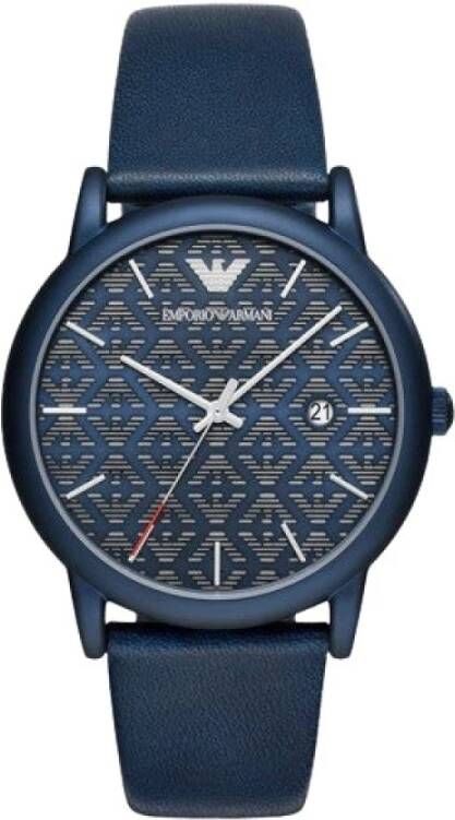 Emporio Armani Horloges Blauw Heren