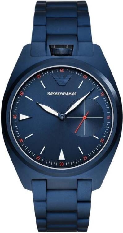 Emporio Armani Horloges Blauw Heren