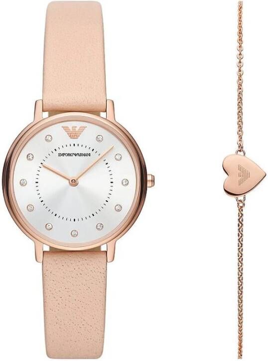 Emporio Armani Horloges Roze Dames