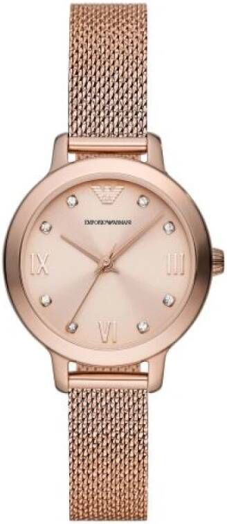 Emporio Armani Horloges Roze Dames