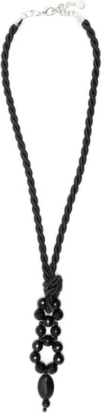 Emporio Armani zwarte sieraden , Zwart, Dames