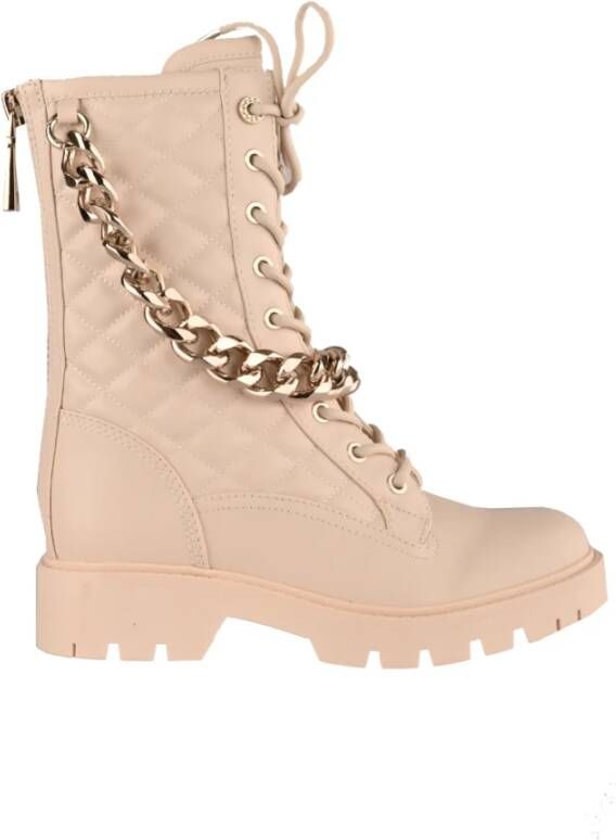Guess Riplee biker boot met quilt patroon