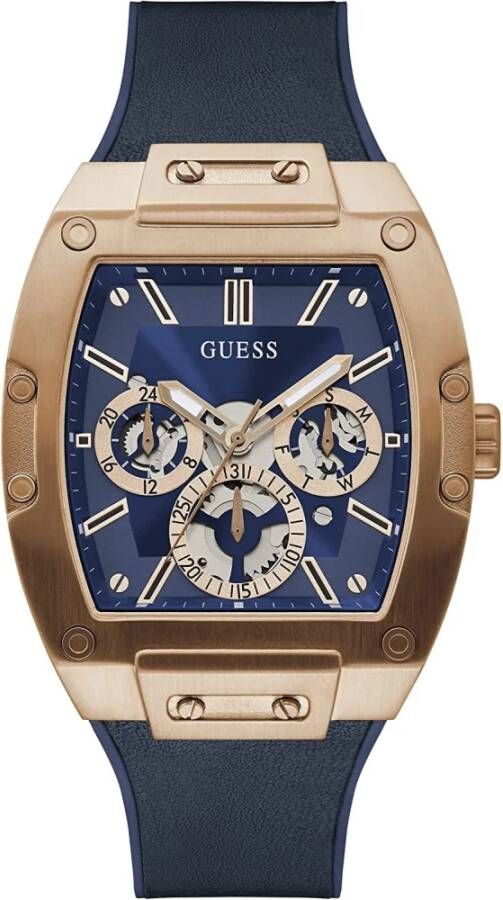 Guess Multifunctioneel Horloge Echt Leer