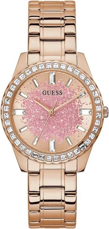 Guess Analoog Horloge Met Kristallen