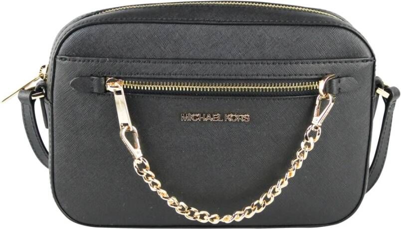 Michael Kors Kruis lichaamstassen , Zwart, Dames