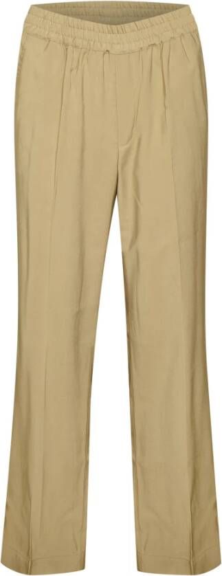 Saint Tropez Wijde Broeken Beige Dames