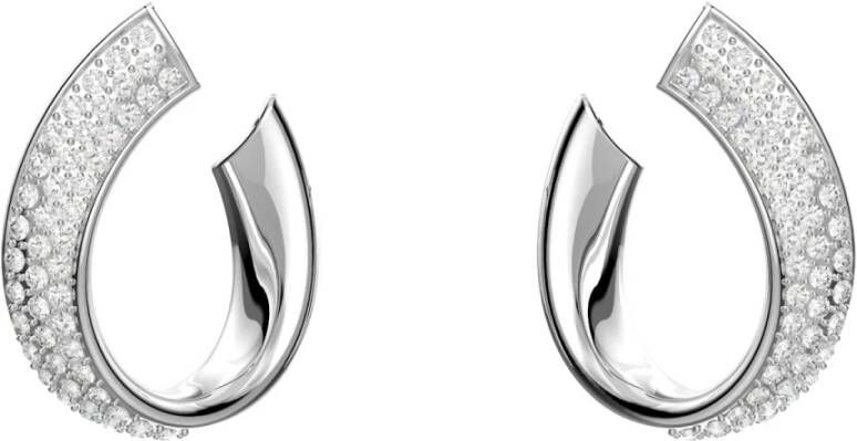Swarovski Oorbellen Grijs Dames