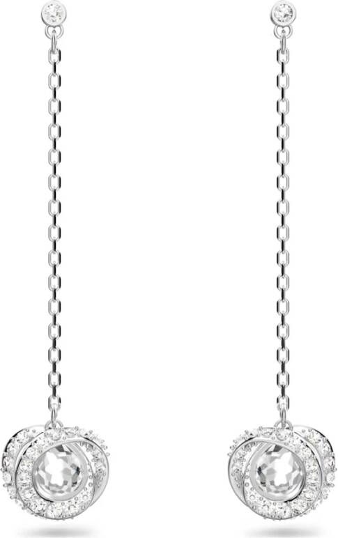 Swarovski Oorbellen Grijs Dames