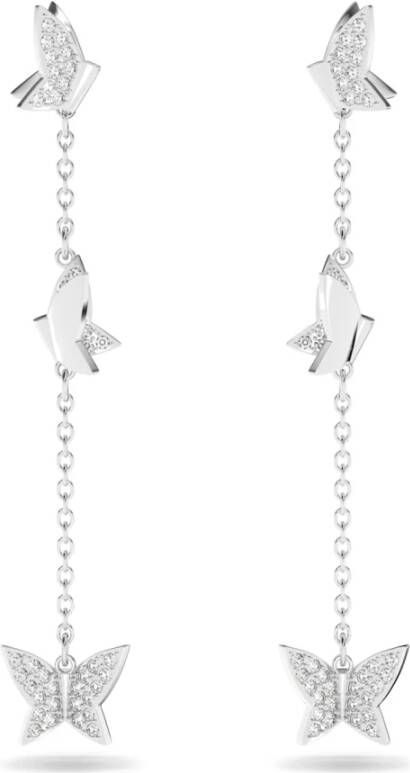 Swarovski Oorbellen Grijs Dames