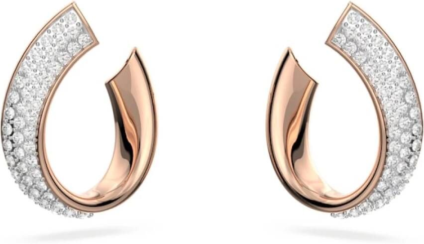 Swarovski Oorbellen Grijs Dames
