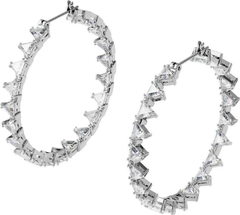 Swarovski Oorbellen Grijs Dames