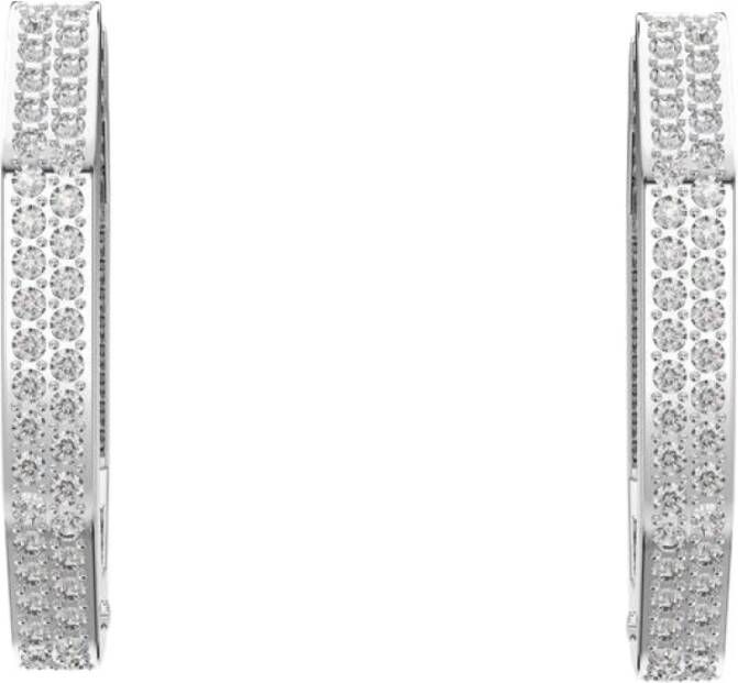 Swarovski Oorbellen Grijs Dames