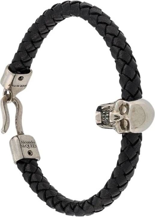 alexander mcqueen 554602J16Ki1000 armband , Zwart, Heren