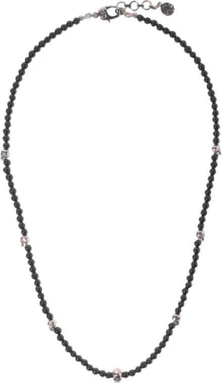 alexander mcqueen Bijoux Black , Zwart, Heren