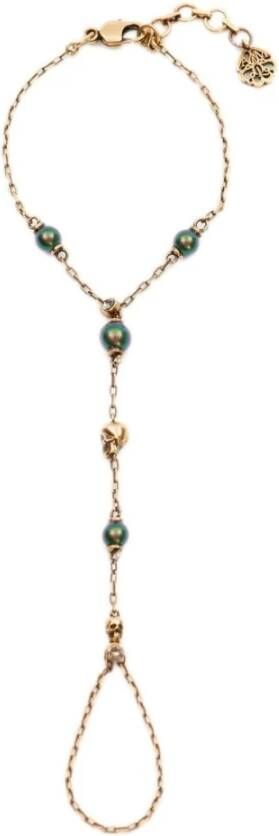 alexander mcqueen Bijoux Golden , Geel, Dames