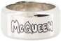 alexander mcqueen Graffiti ring Grootte 17, Presta kleur zilver, bestseller 25 , Grijs, Dames