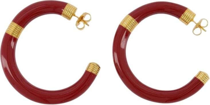 Aurélie Bidermann Oorbellen Rood Dames