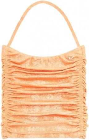 Diesel Sleeveless Tops , Oranje, Dames