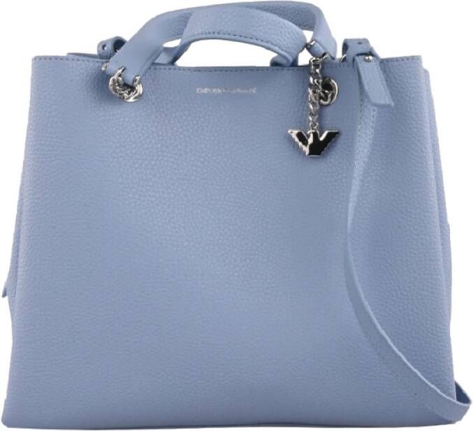 Emporio Armani Charm Light Blue boodschappentas , Blauw, Dames