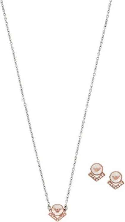 Emporio Armani Multicolor Women Jewellery Sets , Roze, Dames