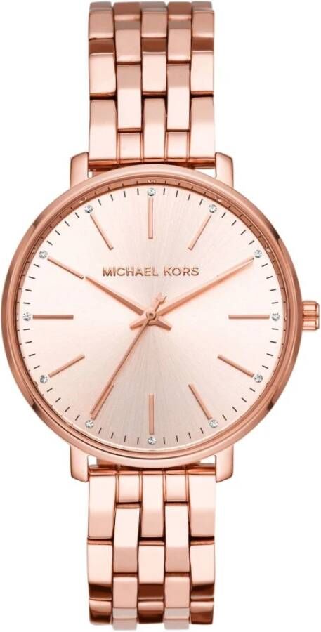 Michael Kors Horloges Pyper MK3897 Ros&#233, goudkleurig