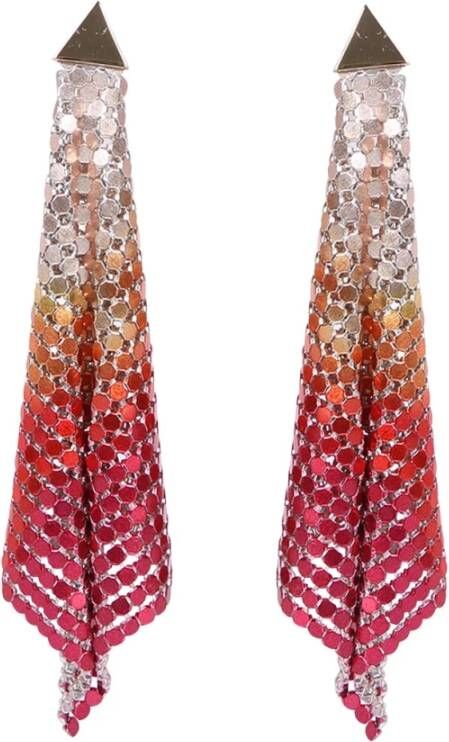 Paco Rabanne Oorbellen Rood Dames