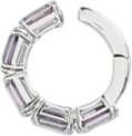 Swarovski Oorbellen Grijs Dames