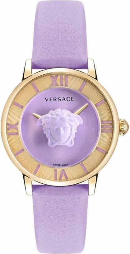 Versace Horloges Paars Dames
