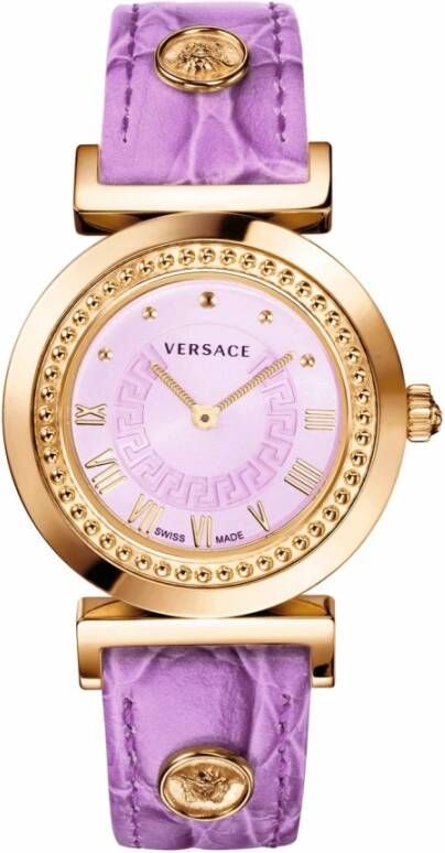 Versace Horloges Paars Dames