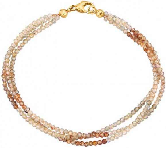 KLiNGEL 3 rijige armband Beige
