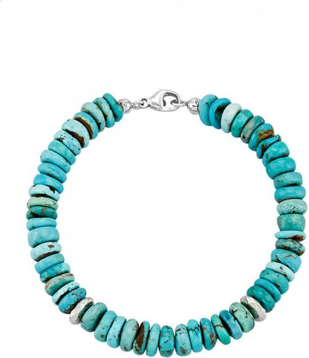 KLiNGEL Armband met turkoois en hematiet Multicolor