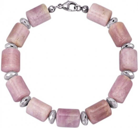 KLiNGEL Armband van milky kunziet Multicolor