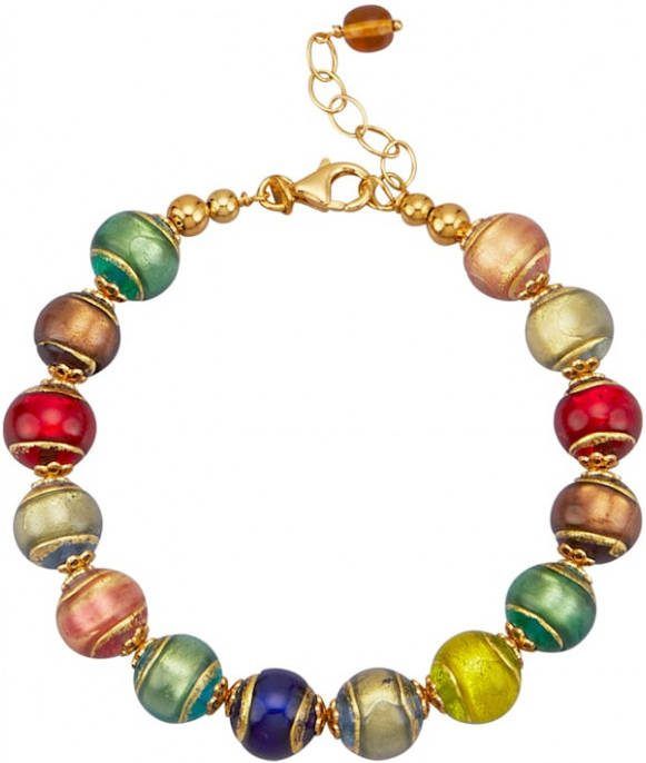 KLiNGEL Armband van verguld zilver Multicolor