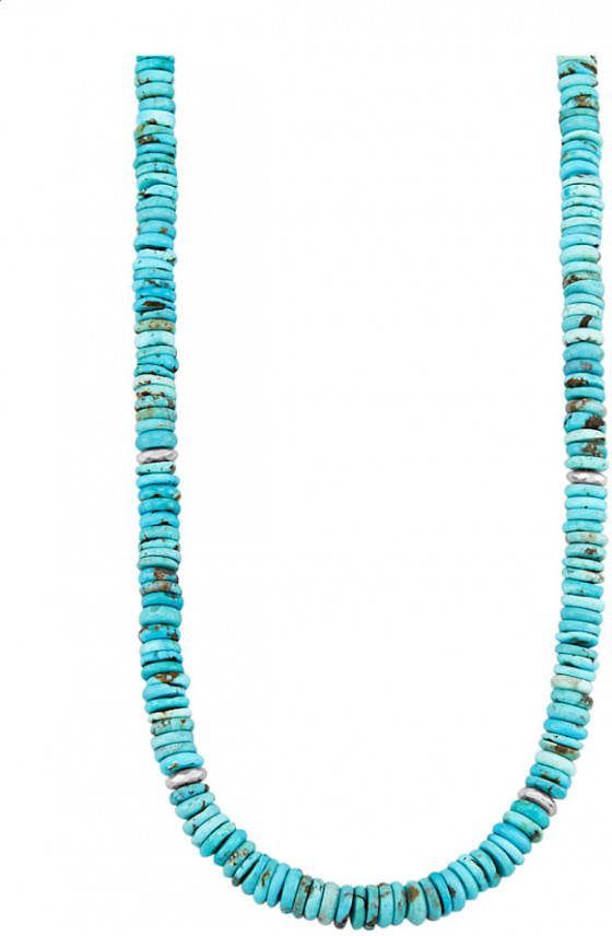 KLiNGEL Collier van turkoois en hematiet Multicolor