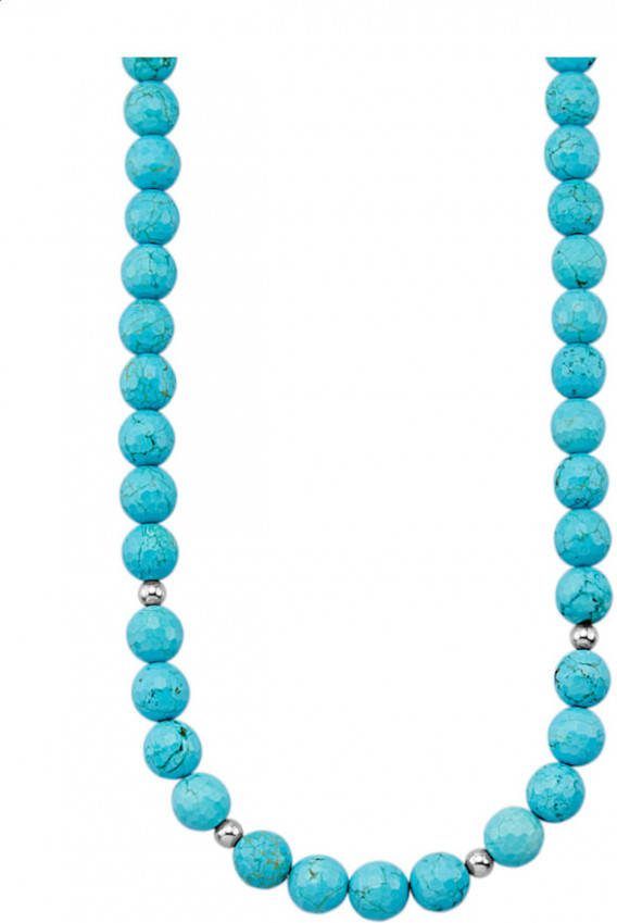 KLiNGEL Collier van turkooiskralen Turquoise