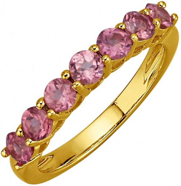 KLiNGEL Damesring van echt zilver Roze