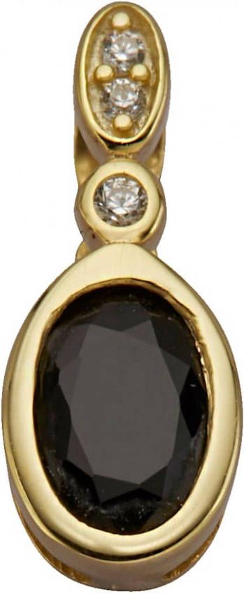 KLiNGEL Hanger met saffier Goudkleur