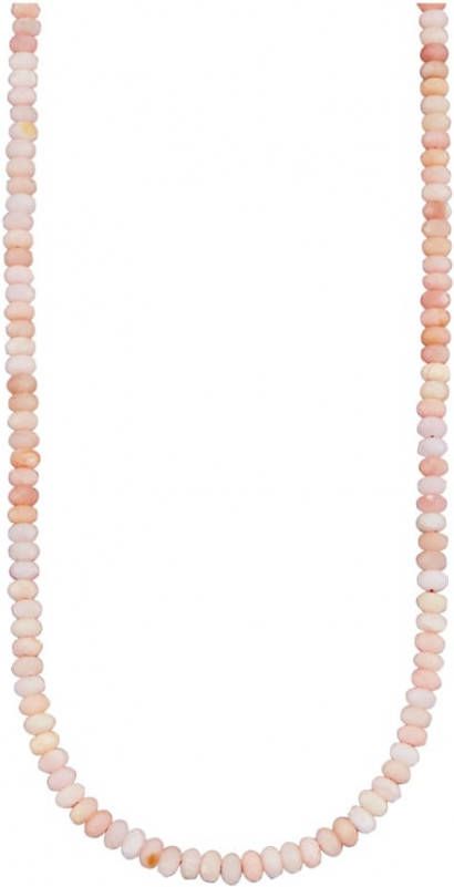 KLiNGEL Ketting met opaal Roze