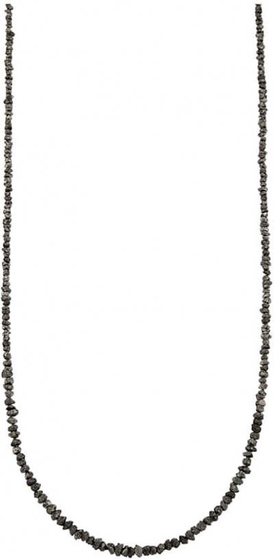 KLiNGEL Ketting van verguld zilver Zwart