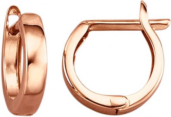 KLiNGEL Klapcreolen 9 kt. rood Roodgoudkleur