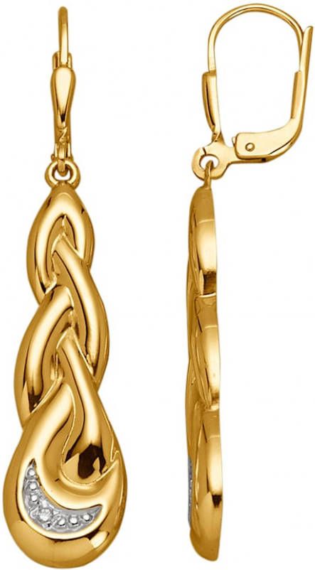 KLiNGEL Oorbellen Geelgoudkleur