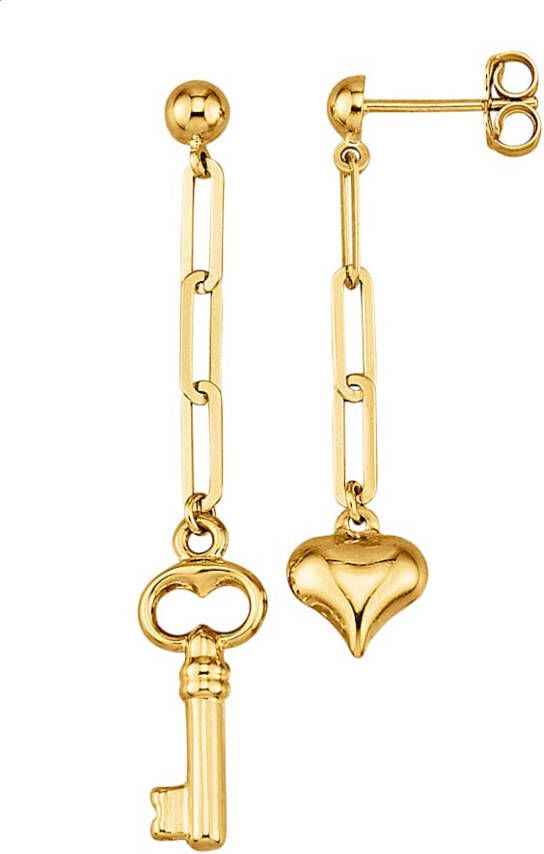 KLiNGEL Oorbellen 9 kt. Geelgoudkleur