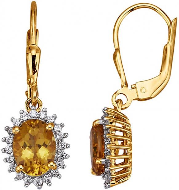 KLiNGEL Oorbellen Geel