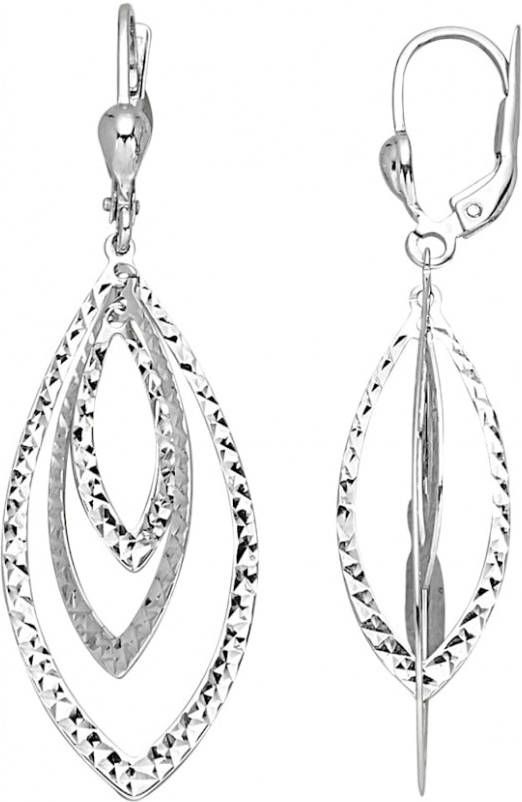 KLiNGEL Oorbellen van echt zilver Zilverkleur