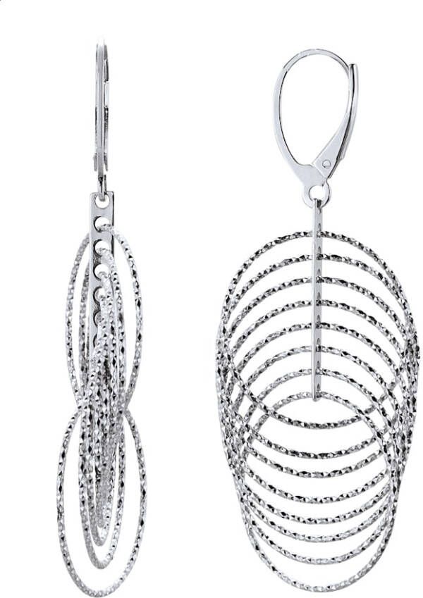 KLiNGEL Oorbellen van echt zilver Zilverkleur