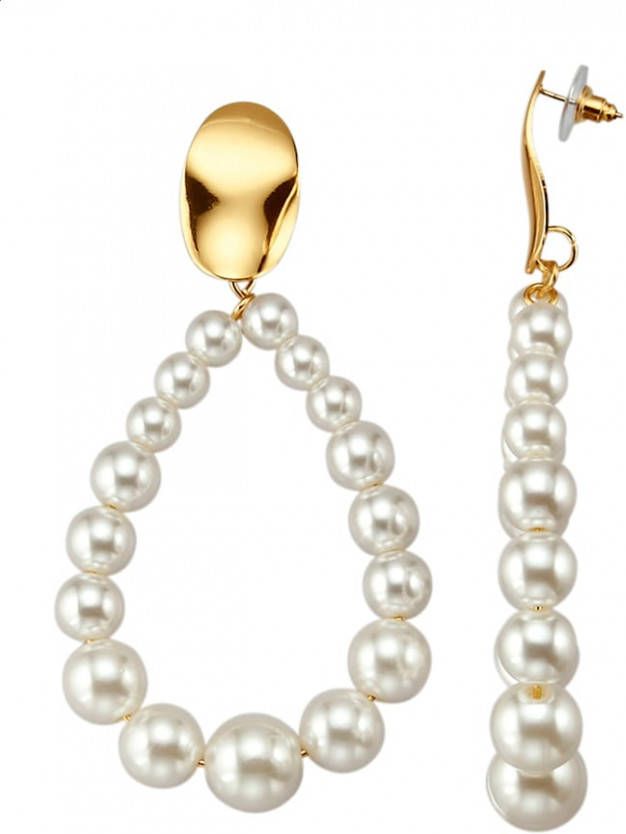 KLiNGEL Oorbellen Wit