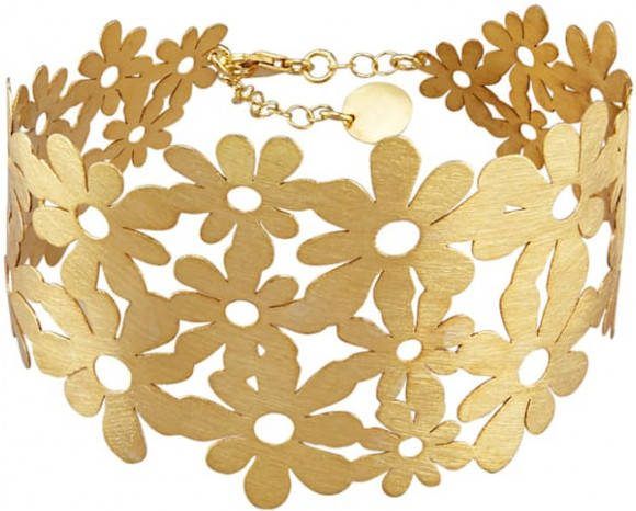 KLiNGEL Spangarmband van verguld zilver Geelgoudkleur